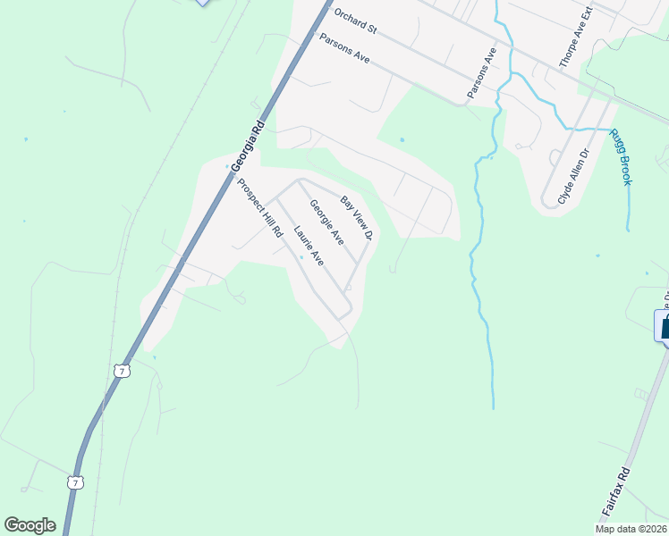 map of restaurants, bars, coffee shops, grocery stores, and more near 13 Laurie Avenue in Saint Albans City