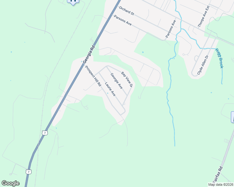 map of restaurants, bars, coffee shops, grocery stores, and more near 13 Laurie Avenue in Saint Albans City