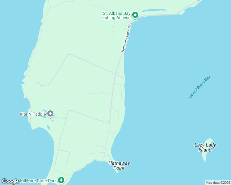 map of restaurants, bars, coffee shops, grocery stores, and more near 129 East Shore Drive in Saint Albans City