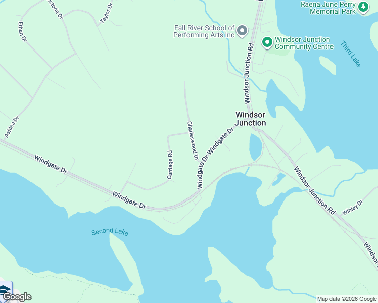 map of restaurants, bars, coffee shops, grocery stores, and more near 18 Charleswood Drive in Windsor Junction