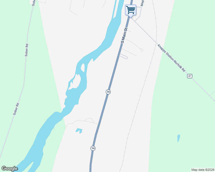 map of restaurants, bars, coffee shops, grocery stores, and more near 8033 New York 56 in Norwood