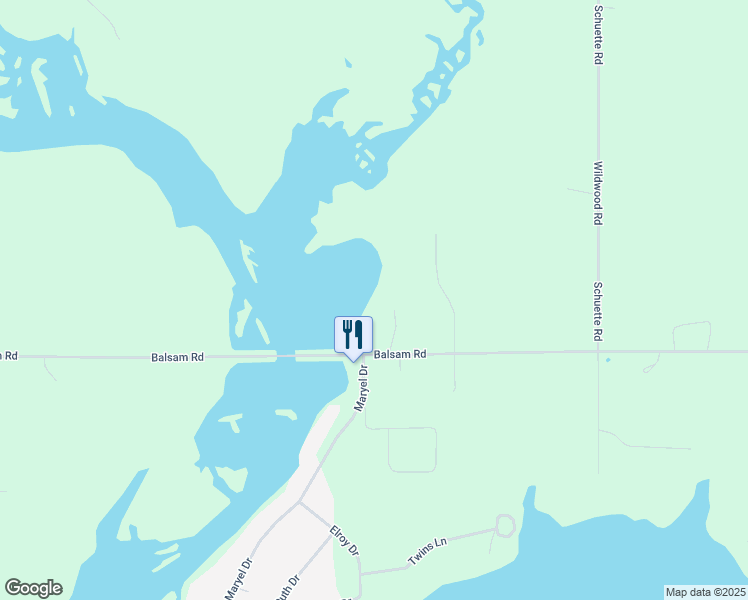 map of restaurants, bars, coffee shops, grocery stores, and more near 127070 Balsam Road in Stratford