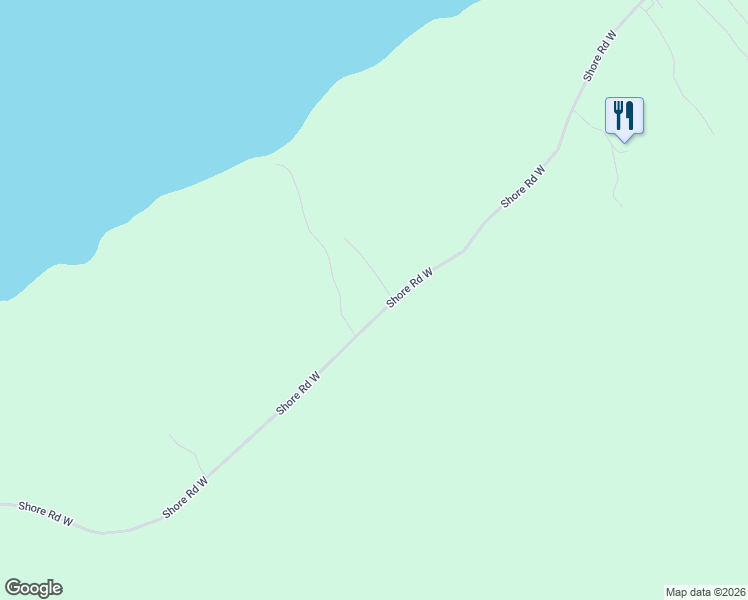 map of restaurants, bars, coffee shops, grocery stores, and more near 3421 Shore Road West in Granville Ferry