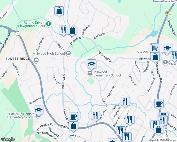 map of restaurants, bars, coffee shops, grocery stores, and more near 11 Sawyer Crescent in Middle Sackville