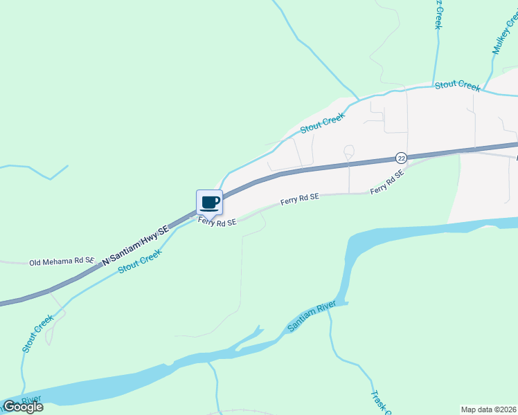 map of restaurants, bars, coffee shops, grocery stores, and more near 20333 Ferry Road Southeast in Stayton