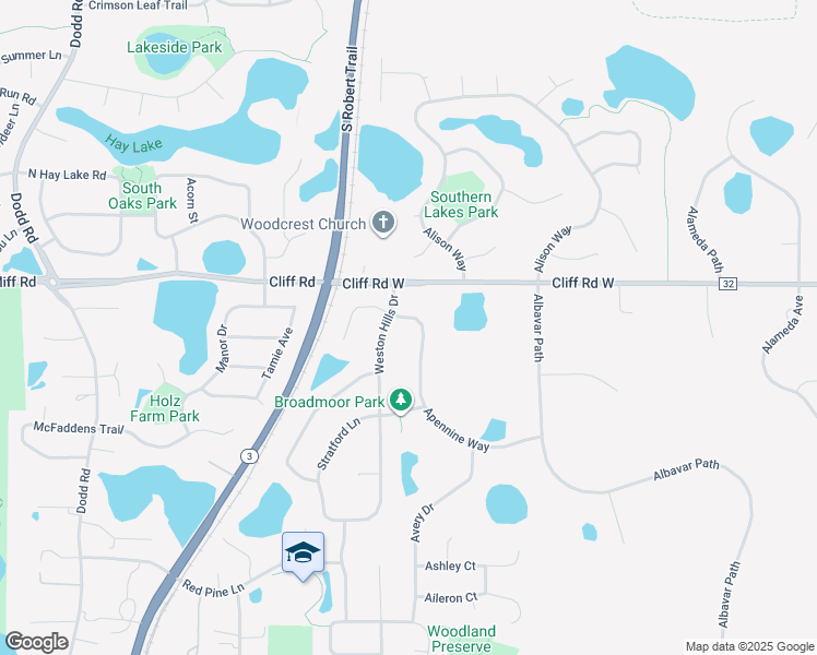 map of restaurants, bars, coffee shops, grocery stores, and more near 11128 Boulder Crest Court in Inver Grove Heights
