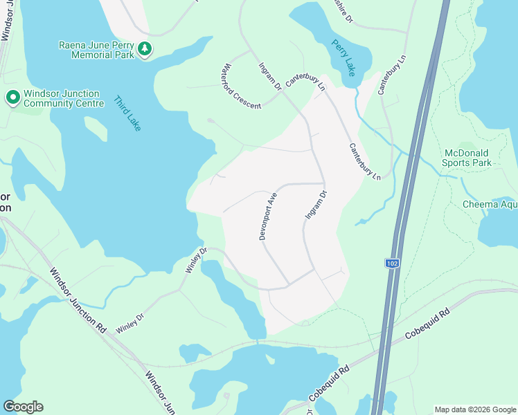 map of restaurants, bars, coffee shops, grocery stores, and more near 38 Devonport Avenue in Fall River