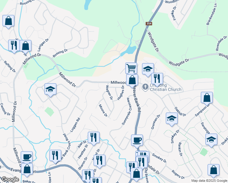 map of restaurants, bars, coffee shops, grocery stores, and more near 3 Imlah Drive in Middle Sackville