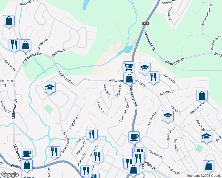map of restaurants, bars, coffee shops, grocery stores, and more near 3 Imlah Drive in Middle Sackville