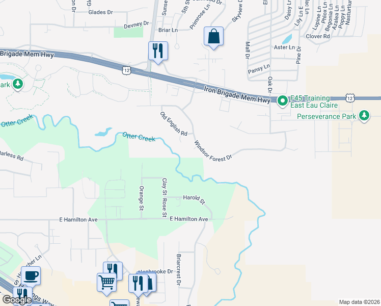 map of restaurants, bars, coffee shops, grocery stores, and more near 833 Windsor Forest Drive in Altoona