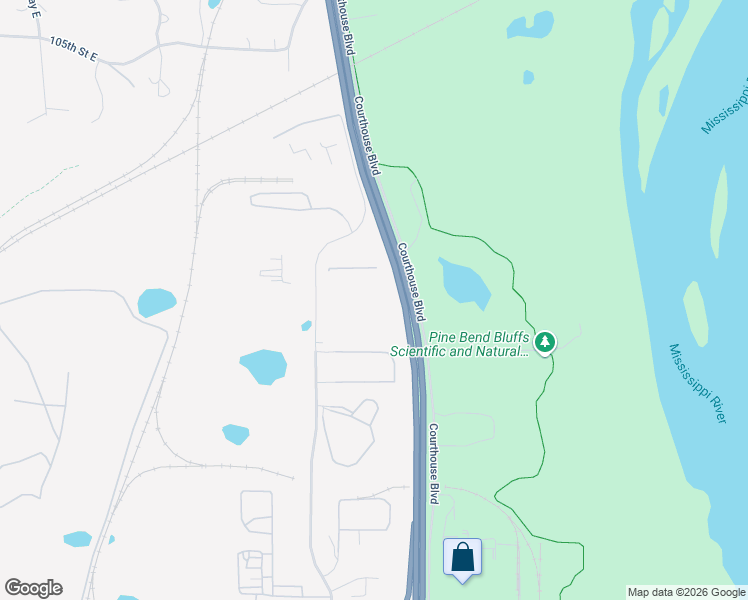 map of restaurants, bars, coffee shops, grocery stores, and more near 11025 Courthouse Boulevard in Inver Grove Heights
