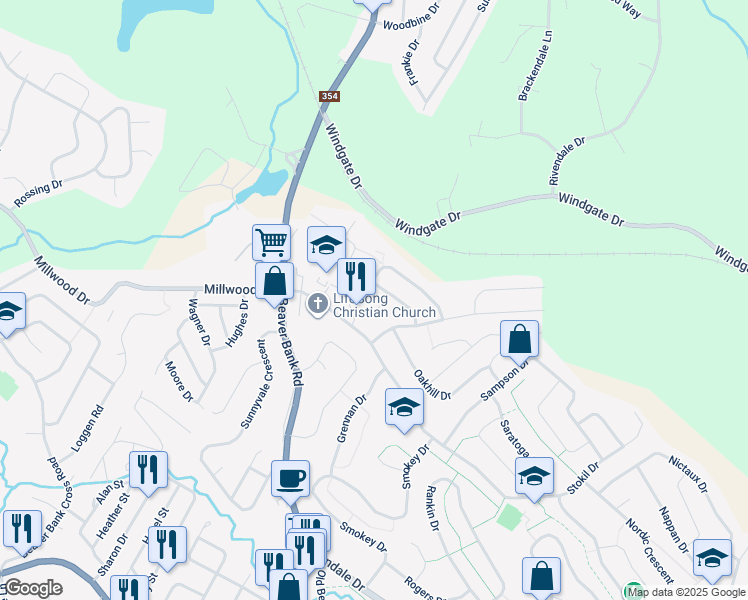 map of restaurants, bars, coffee shops, grocery stores, and more near 5 Bond Court in Lower Sackville