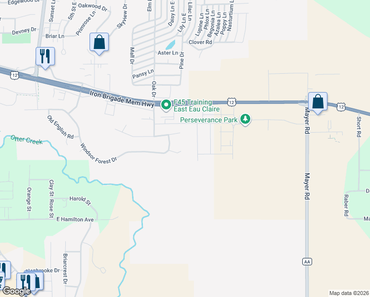 map of restaurants, bars, coffee shops, grocery stores, and more near 320 Ravenswood Court in Altoona