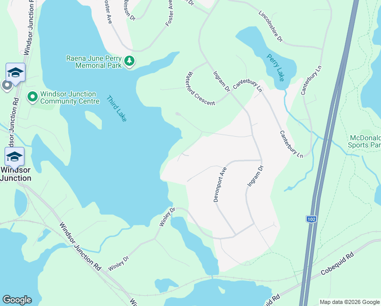 map of restaurants, bars, coffee shops, grocery stores, and more near 12 Nottingham Lane in Fall River