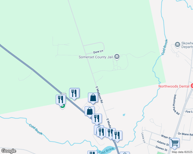 map of restaurants, bars, coffee shops, grocery stores, and more near 20 Clairay Drive in Madison