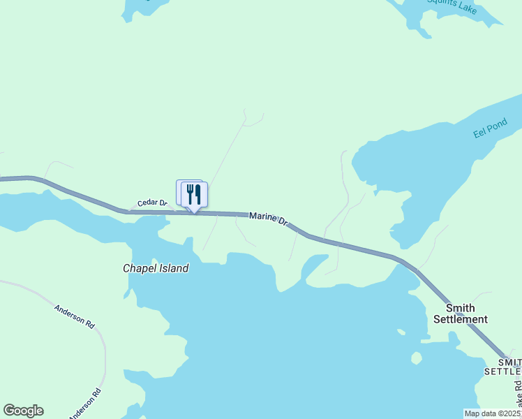 map of restaurants, bars, coffee shops, grocery stores, and more near 8463 Nova Scotia Trunk 7 in Halifax