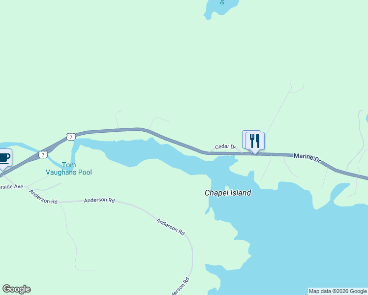 map of restaurants, bars, coffee shops, grocery stores, and more near 8274 Nova Scotia Trunk 7 in Musquodoboit Harbour