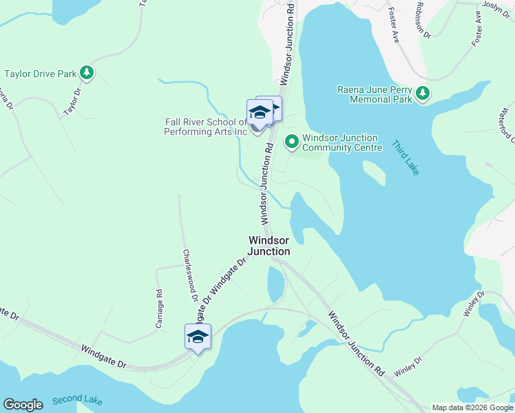 map of restaurants, bars, coffee shops, grocery stores, and more near 390 Windsor Junction Road in Windsor Junction