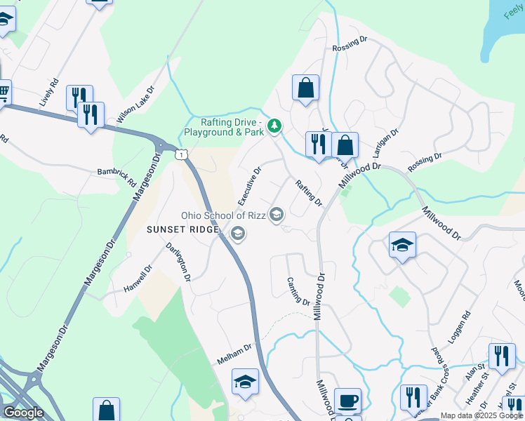 map of restaurants, bars, coffee shops, grocery stores, and more near 71 Fringe Drive in Middle Sackville