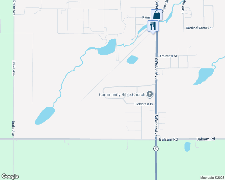map of restaurants, bars, coffee shops, grocery stores, and more near 118319 Sunset Ridge Drive in Stratford