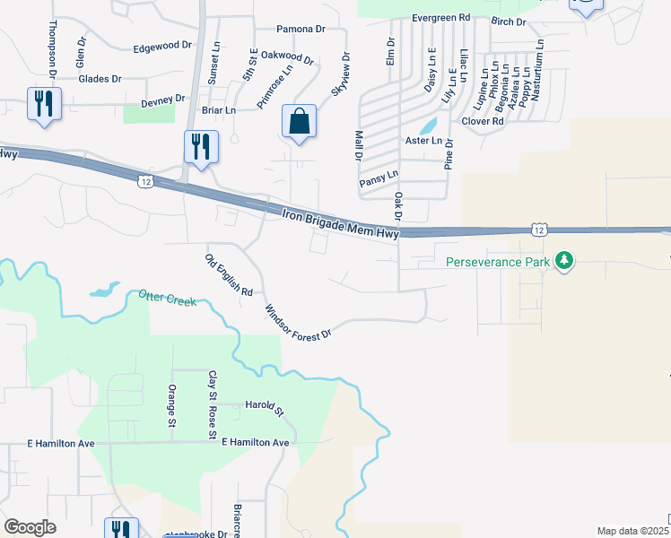 map of restaurants, bars, coffee shops, grocery stores, and more near 620 Saxonwood Road in Altoona