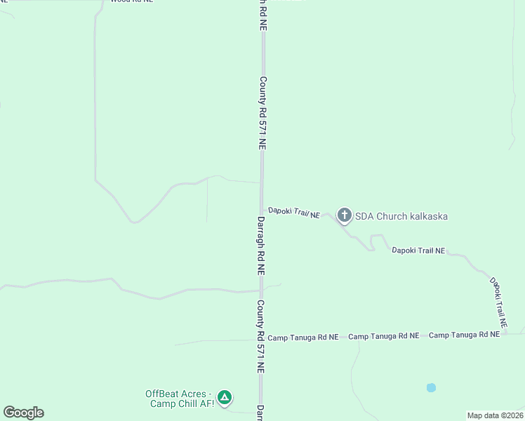 map of restaurants, bars, coffee shops, grocery stores, and more near 6000 Dapoki Trail Northeast in Kalkaska