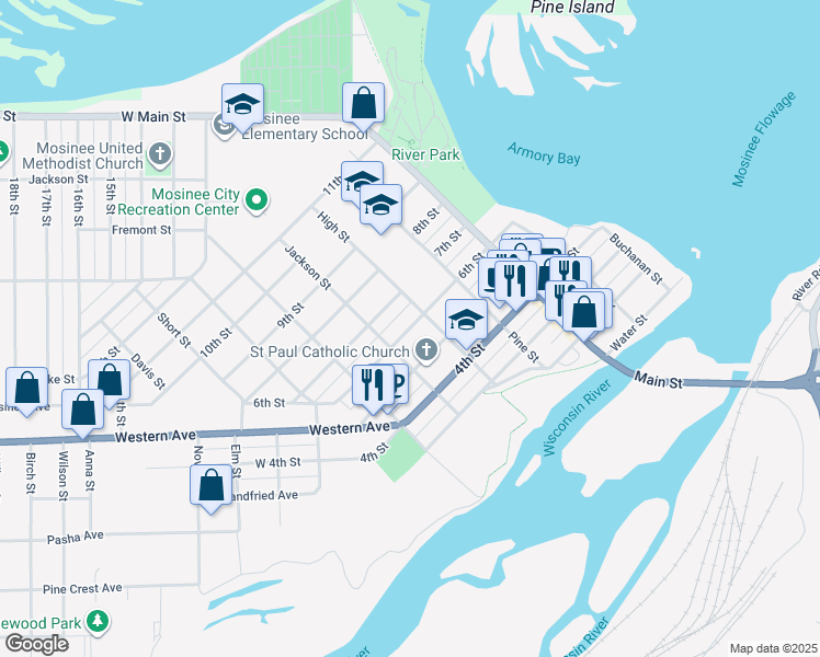 6th Street, Mosinee WI Walk Score
