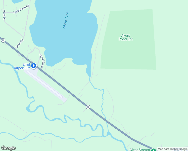 map of restaurants, bars, coffee shops, grocery stores, and more near 338 Akers Pond Road in Errol