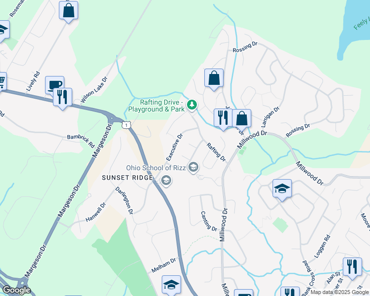 map of restaurants, bars, coffee shops, grocery stores, and more near 20 Matchplay Court in Middle Sackville