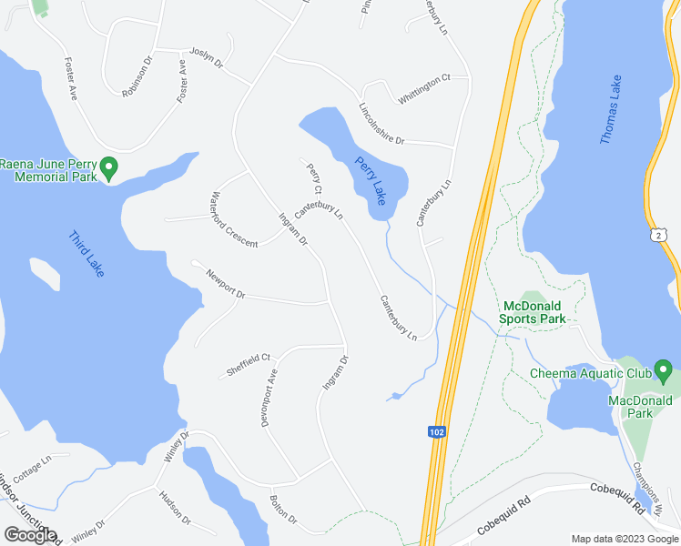 map of restaurants, bars, coffee shops, grocery stores, and more near 126 Ingram Drive in Fall River