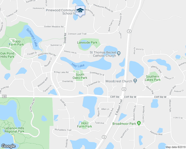 map of restaurants, bars, coffee shops, grocery stores, and more near 4540 Acorn Street in Eagan