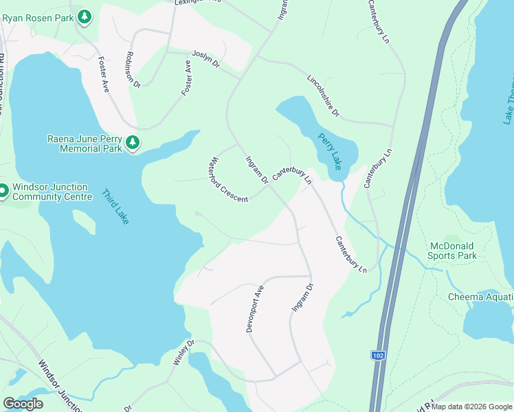 map of restaurants, bars, coffee shops, grocery stores, and more near 10 Fall River Roundabout in Fall River