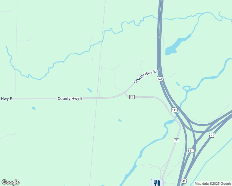 5844 County Road East, Abrams WI Walk Score