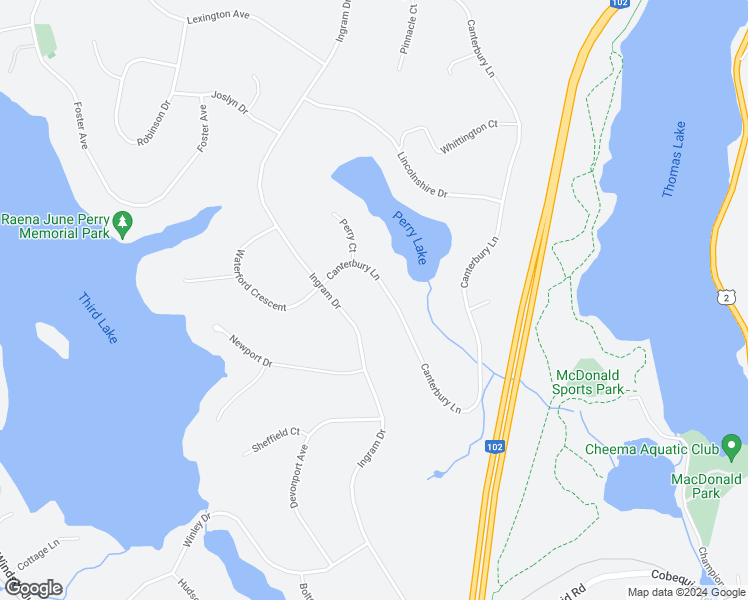 map of restaurants, bars, coffee shops, grocery stores, and more near 21 Canterbury Lane in Fall River