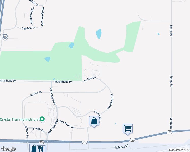 map of restaurants, bars, coffee shops, grocery stores, and more near North View Drive in Mosinee