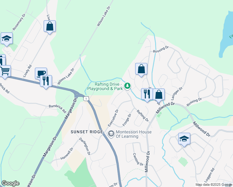 map of restaurants, bars, coffee shops, grocery stores, and more near 29 Fescue Court in Halifax