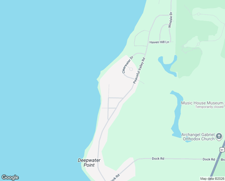 map of restaurants, bars, coffee shops, grocery stores, and more near 3555 Woodland Trail in Williamsburg