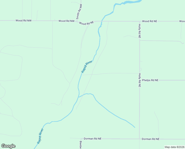 map of restaurants, bars, coffee shops, grocery stores, and more near 141 Butternut Drive Northeast in Kalkaska