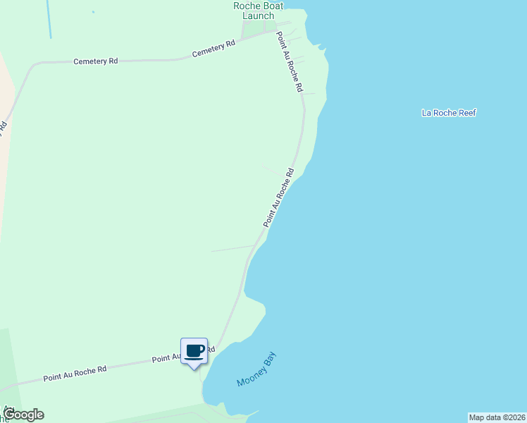 map of restaurants, bars, coffee shops, grocery stores, and more near 721 Point Au Roche Road in Plattsburgh