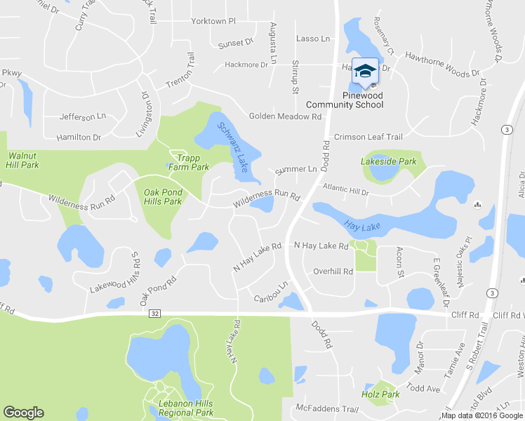 map of restaurants, bars, coffee shops, grocery stores, and more near 4470 Whitetail Way in Eagan