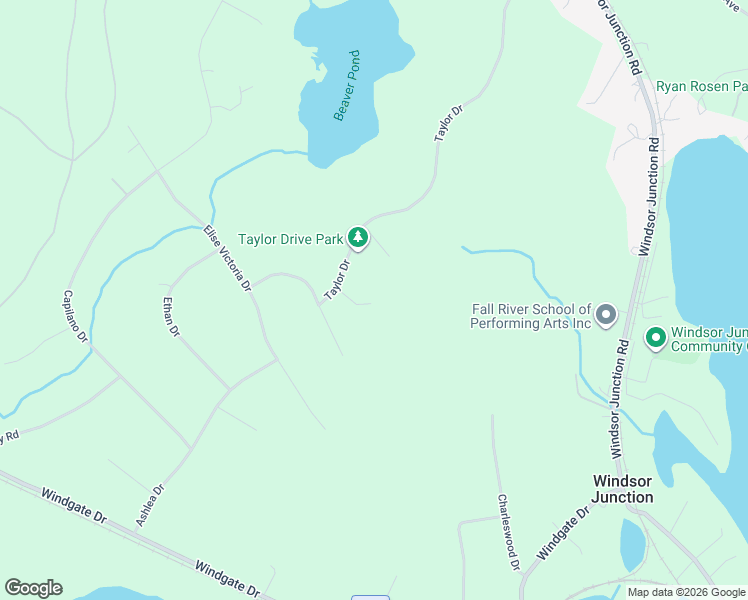 map of restaurants, bars, coffee shops, grocery stores, and more near 150 Peter Thomas Drive in Windsor Junction