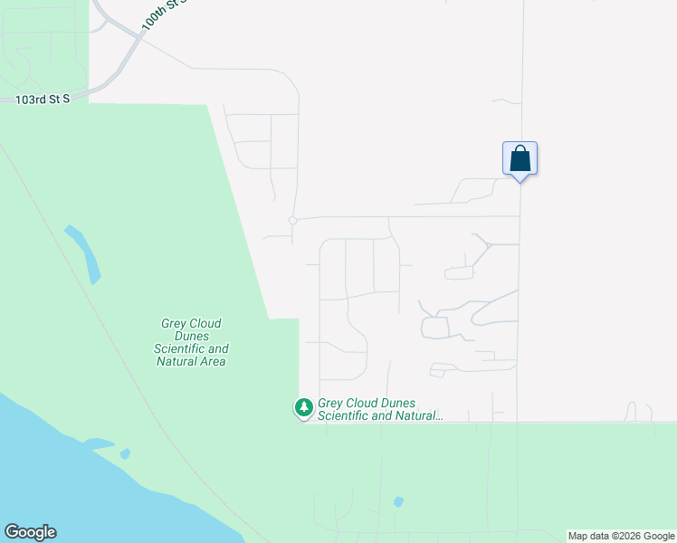 map of restaurants, bars, coffee shops, grocery stores, and more near 7624 110th Street South in Cottage Grove