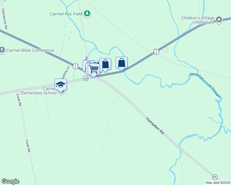 map of restaurants, bars, coffee shops, grocery stores, and more near 32 Hampden Road in Carmel
