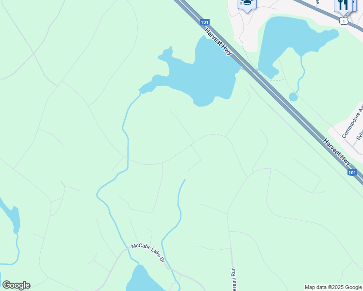 map of restaurants, bars, coffee shops, grocery stores, and more near 209 Bondi Drive in Middle Sackville