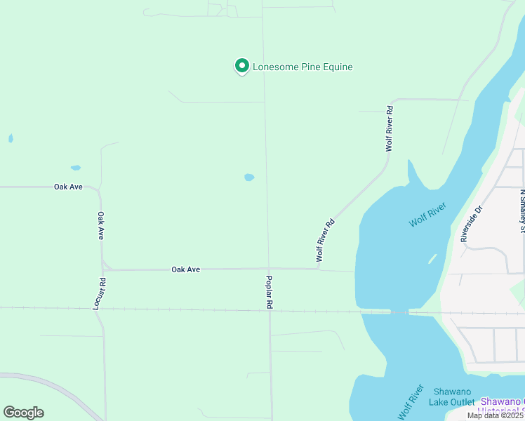 map of restaurants, bars, coffee shops, grocery stores, and more near N5665 Poplar Road in Shawano