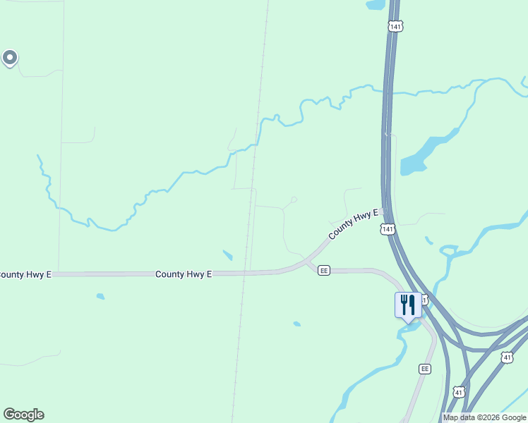 map of restaurants, bars, coffee shops, grocery stores, and more near 3435 Hornick Lane in Abrams
