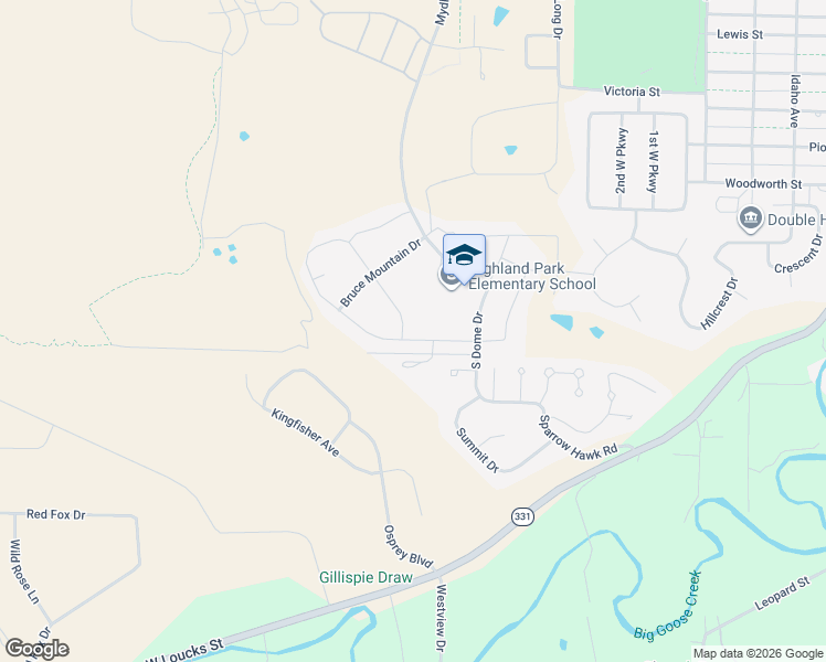 map of restaurants, bars, coffee shops, grocery stores, and more near 2113 Pheasant Draw Road in Sheridan
