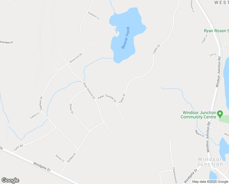 map of restaurants, bars, coffee shops, grocery stores, and more near 58 Peter Thomas Drive in Windsor Junction