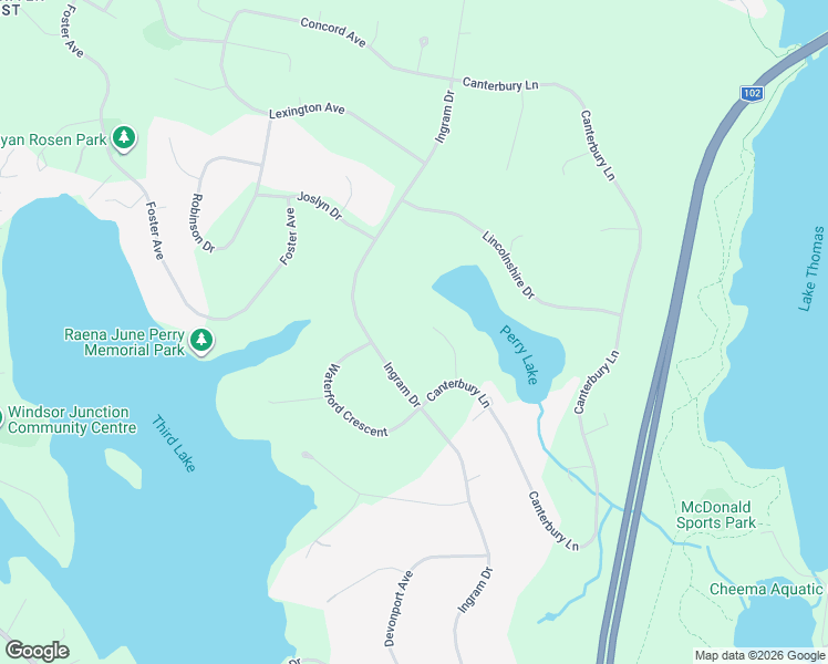 map of restaurants, bars, coffee shops, grocery stores, and more near 20 Perry Court in Fall River