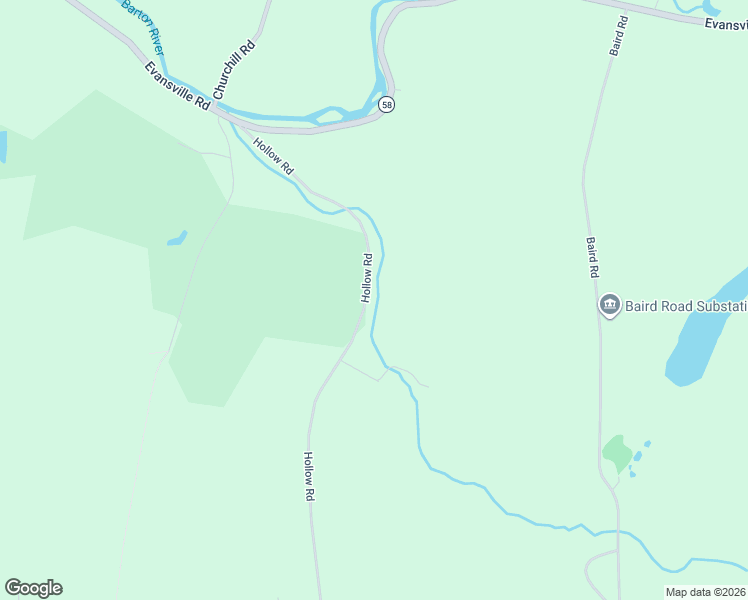 map of restaurants, bars, coffee shops, grocery stores, and more near 2632 Hollow Road in Barton